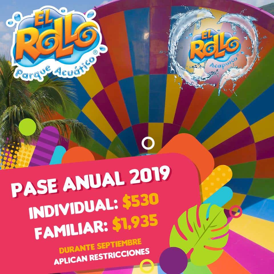 Parque Acuatico El Rollo Descuento Especial En Pase Anual 2019