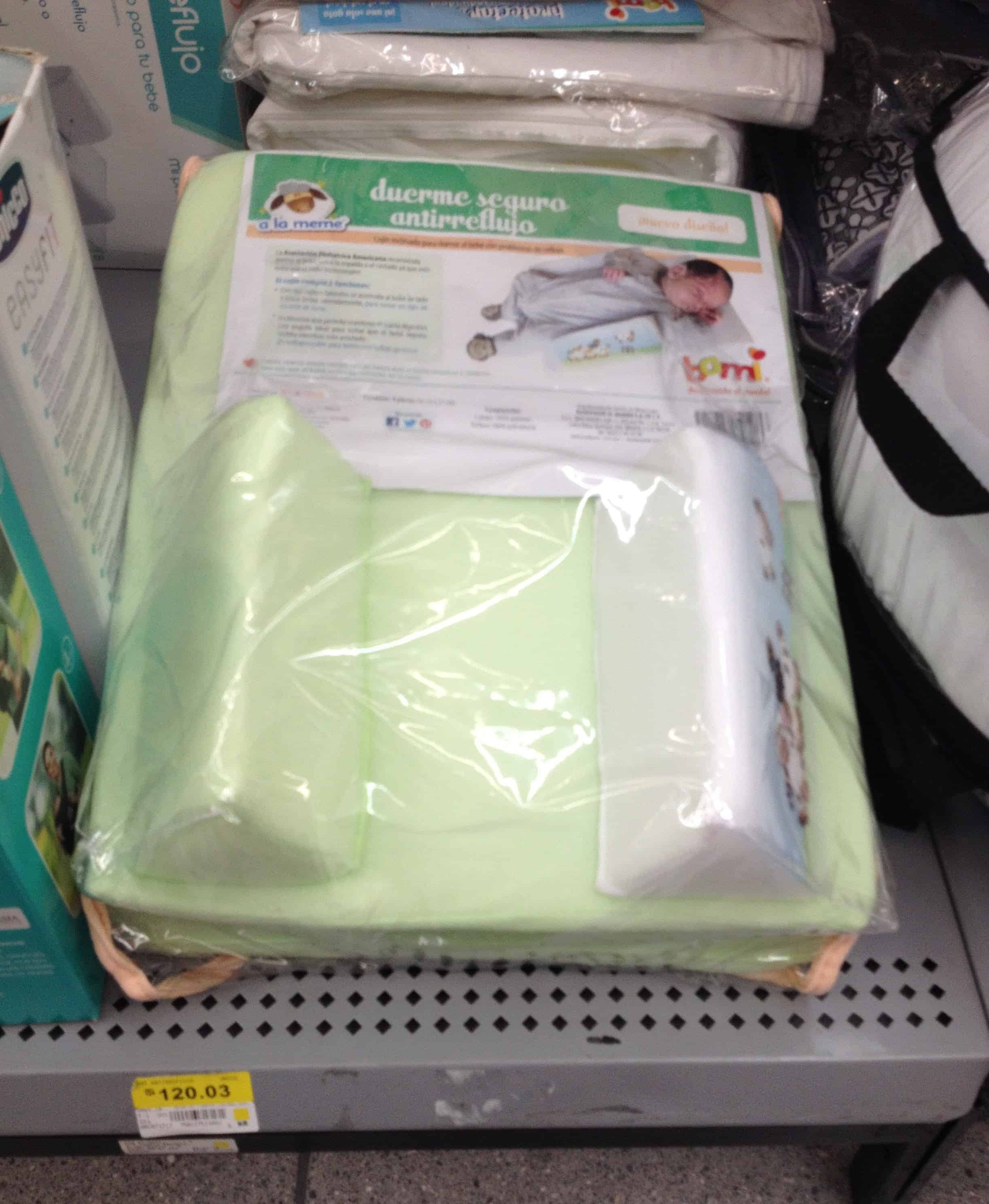 $120.03 - Walmart - Almohada anti-reflujo para bebé Bami con el 40% de - LiquidaZona
