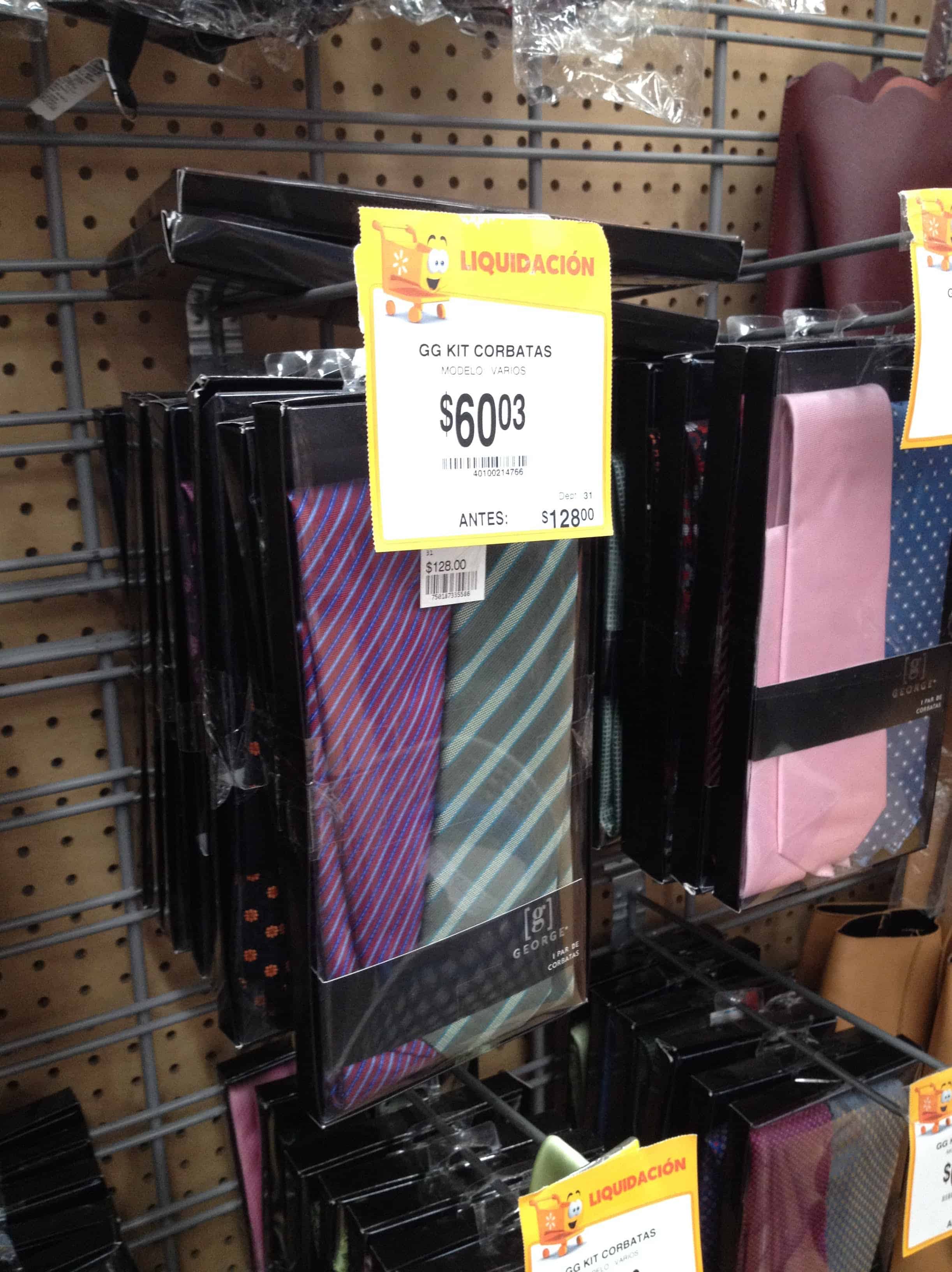 alfiler gemelo Especial $60.03 - Walmart - Paquete de corbatas con el 50% de descuento... -  LiquidaZona
