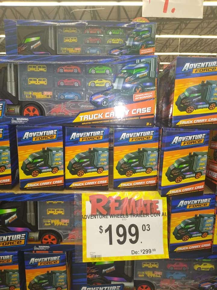 Bodega Aurrera Juguetes Carritos Tráiler Adventure Force Con Autos
