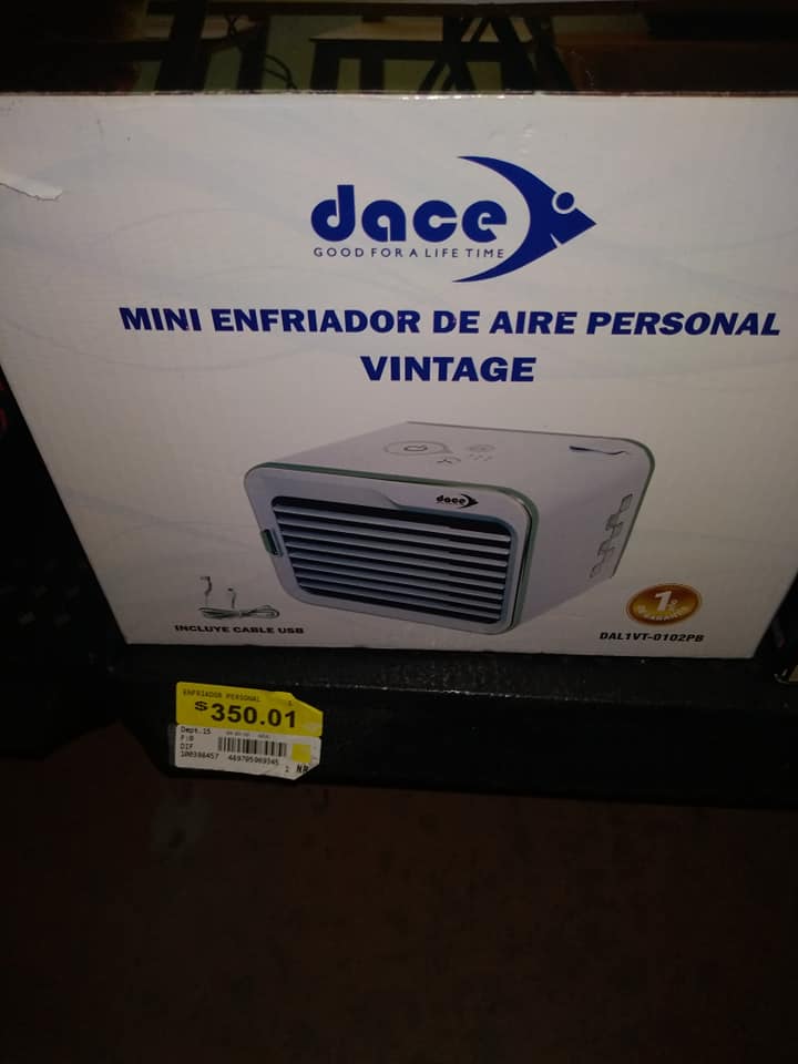 Alegrarse Carrera Ejecutar $192.01 - Walmart - Mini enfriador de aire personal vintage marca Dace con  el 75% de descuento... - LiquidaZona