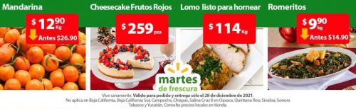 Walmart &#8211; Martes de Frescura 28 de diciembre de 2021 / Ofertas de Frutas y Verduras&#8230;