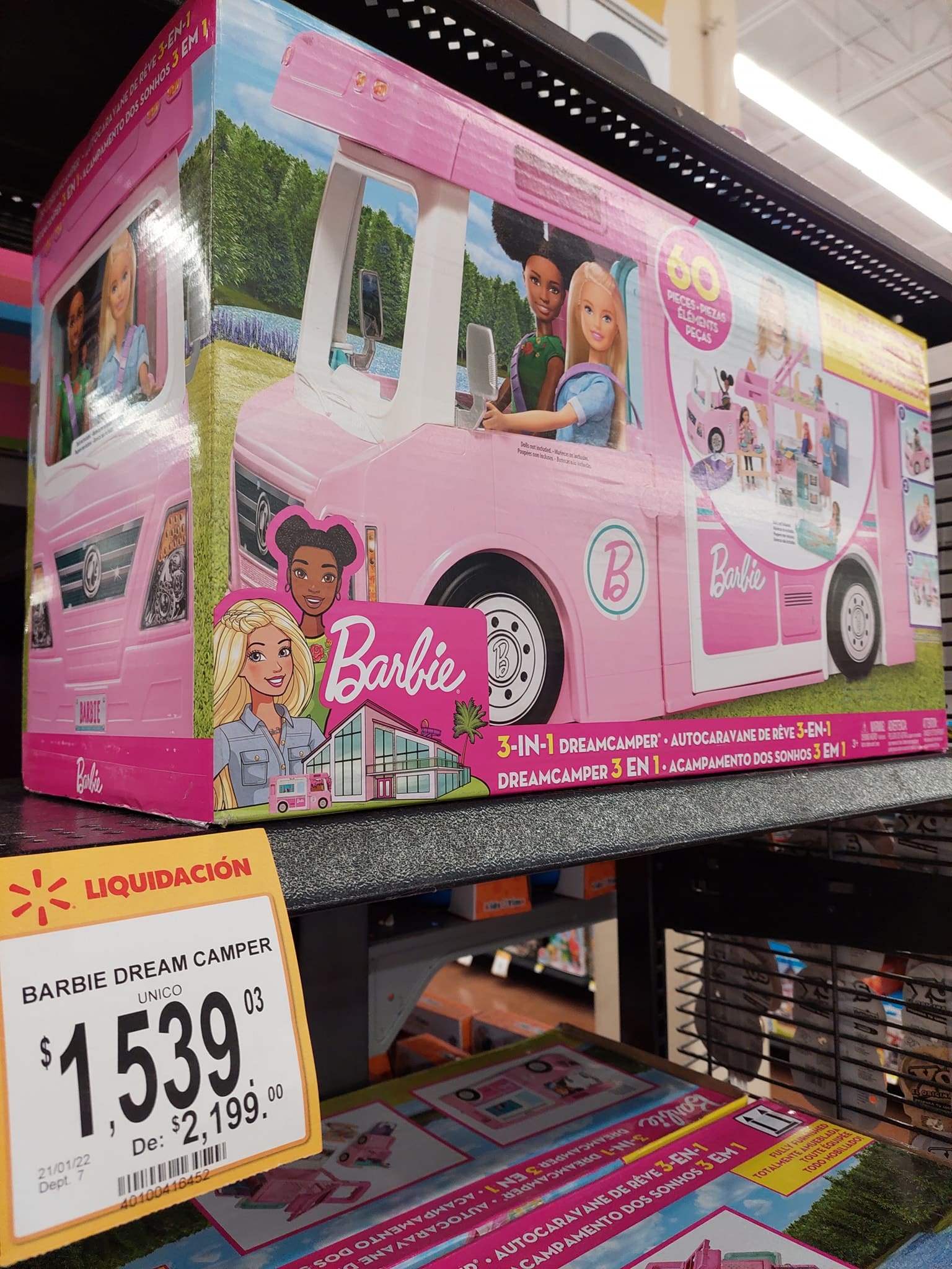 obispo surf ola $1,539.03 - Walmart - Barbie Dream Camper 3 en 1 con el 25% de descuento...  - LiquidaZona