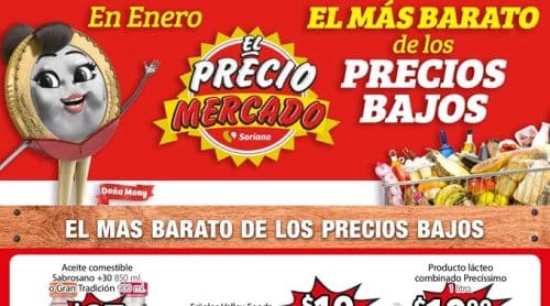 Soriana Mercado y Express &#8211; Folleto al 13 de enero de 2022 / En Enero, El Más Barato de los Precios Bajos&#8230;