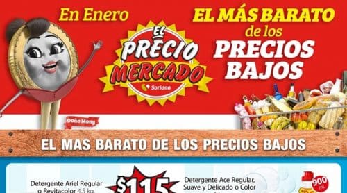 Soriana Mercado y Express &#8211; Folleto del 14 al 27 de enero de 2022 / En Enero, El Más Barato de los Precios Bajos&#8230;