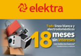Elektra – 18 MSI en toda la línea blanca y electrodomésticos…