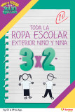 Soriana y Soriana Mercado – Julio Regalado 2018 / 3X2 en toda la ropa escolar exterior para niño y niña…