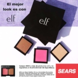 Sears -Blush & Bronzer GRATIS en la ocmpra de $890 o más de productos E.L.F…