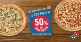 Dominos Pizza – Hot Sale 2019 / 50% de descuento en la 2 pizza…