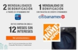 The Home Depot – 2 meses de Bonificación en compras a 12 MSI con Citibanamex Pay del 17 al 23 de diciembre…