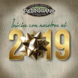 Bennigan’s – Fin de Año 2018 / Paquetes y cenas…