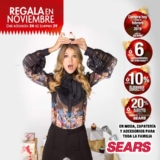 Sears – Regala en noviembre / Hasta 20% de descuento ó 6 MSI y paga hasta febrero de 2019 en ropa calzado y accesorios del 24 al 29 de noviembre…