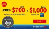 Elektra – CyberLunes / Hasta 24 MSI  + Cupón de $700 con tarjetas CitiBanamex ó $1,000 con CitiPay Sólo HOY 5 de noviembre…