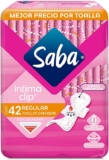 Saba Intima Clip; Toalla Femeninas para Flujo Abundante / Paquete de 42pz a un precio genial…