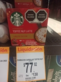 $77.02 – Walmart – Cápsulas de café marca Starbucks sabor Toffee Nut Latte Edición Limitada con el 40% de descuento…