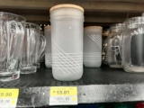 $15.01 – Walmart – Mason Jar de vidrio con tapa y popote con el 85% de descuento…