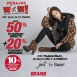 Sears – SEGUNDAS Rebajas WOW Invierno / Hasta 50% de descuento + 20% adicional y más del 10 al 23 de enero 2020…