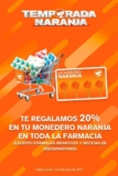 La Comer – Temporada Naranja 2019 / 20% de bonificación en toda la farmacia…
