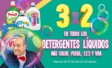 Soriana y MEGA Soriana – Julio Regalado 2018 / 3X2 en detergentes líquidos Persil, Mas Color, Viva y 1-2-3…