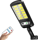 Luz solar LED con sensor de movimiento control remoto y 3 tipos de modos de iluminación a un precio genial…