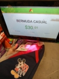 $30.01 – Bodega Aurrerá – Bermuda casual para niño marca Disney con el 80% de descuento…