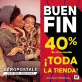 Aéropostale – Buen Fin 2019 / 40% de descuento en toda la tienda…