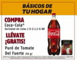 Oxxo – Básicos de tu hogar / Compra Coca-Cola de 2 o 2.5lt y llévate GRATIS un pure de tomate del Fuerte 210gr.