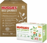 Huggies Eco Protect Pañal Desechable para bebé, Unisex, Etapa 5, Caja con 192 Pañales Desechables, Ideal para Bebés de 11 a 14.5 kilogramos a un precio genial…