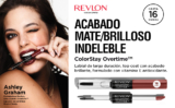 Labial líquido acabado matte/brilloso de larga duración marca Revlon ColorStay a un precio genial…