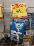 $53.00 – Soriana – Máquina de afeitar marca Gillette Mach3 Turbo / 1 máquina recargable + 1 cartucho con el 65% de descuento…