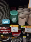 $6.01 – Walmart – Vaso de vidrio con tapa tono agua línea frases con el 85% de descuento…