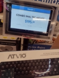 $195.01 – Walmart – Kit marca Atvio / Teclado inalámbrico + Mouse con el 50% de descuento…