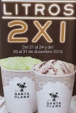 Helados Santa Clara – 2X1 en litros de helado del 28 al 31 de diciembre de 2018…