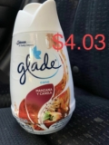 $4.03 – Walmart – Aromatizante en cono marca Glade aroma Manzana Canela con el 80% de descuento…