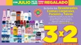 Soriana – Julio Regalado 2023 / 3X2 en Desodorantes, Cremas Corporales, Faciales y Talcos…