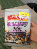 $20.02 – Walmart – Blueberry Mix Cashitas / Bolsa de 90gr. con el 50% de descuento…