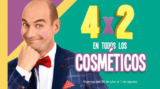 Soriana y MEGA Soriana – Julio Regalado 2018 / 4X2 en todos los cosméticos…